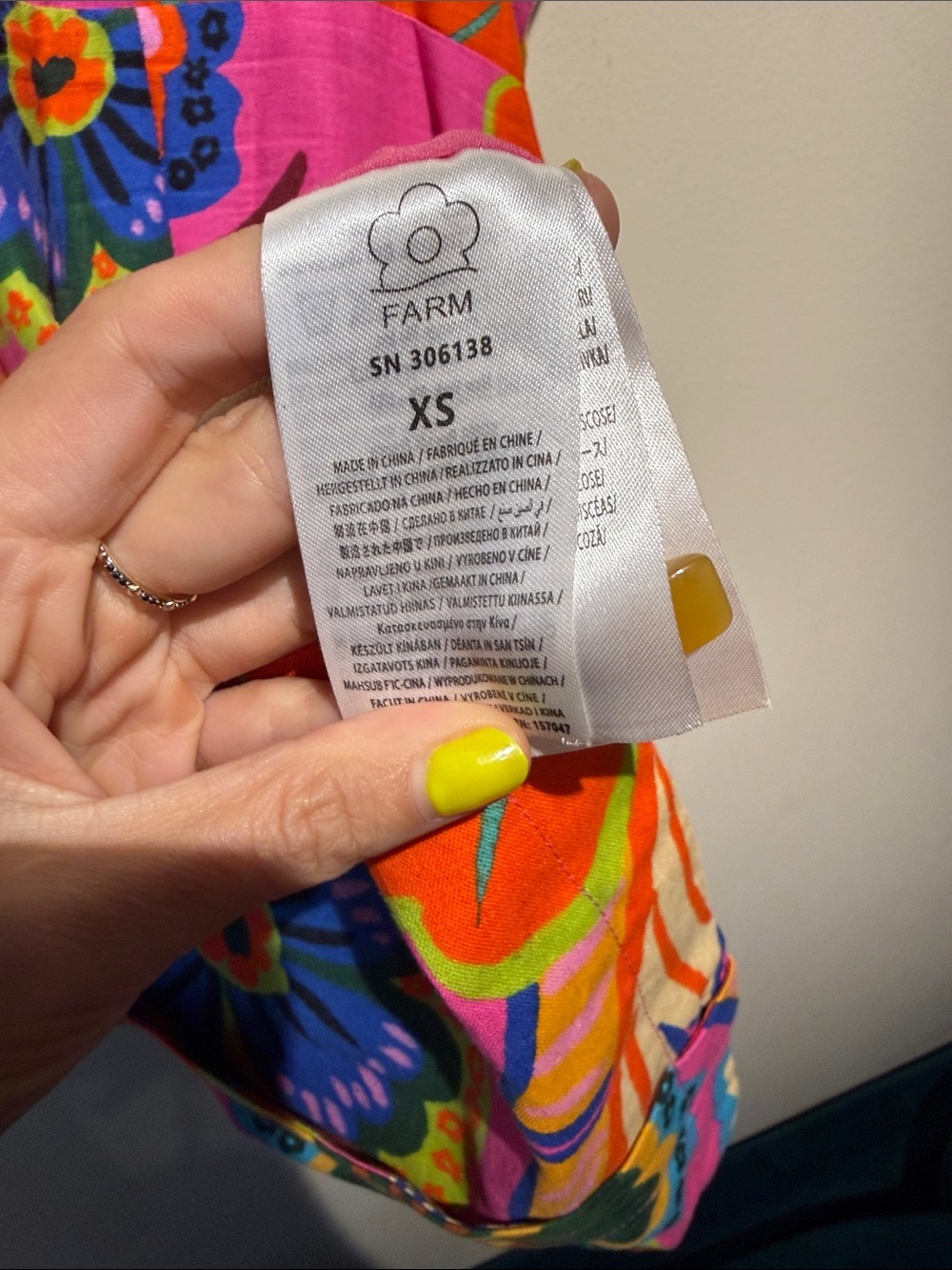 FARM Rio Pink Full Garden Mini Dress - Picture 7 of 9